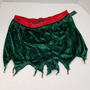New NWT Jingle Bell Elf Boxer Shorts Green MAX DECO Christmas Gift XL